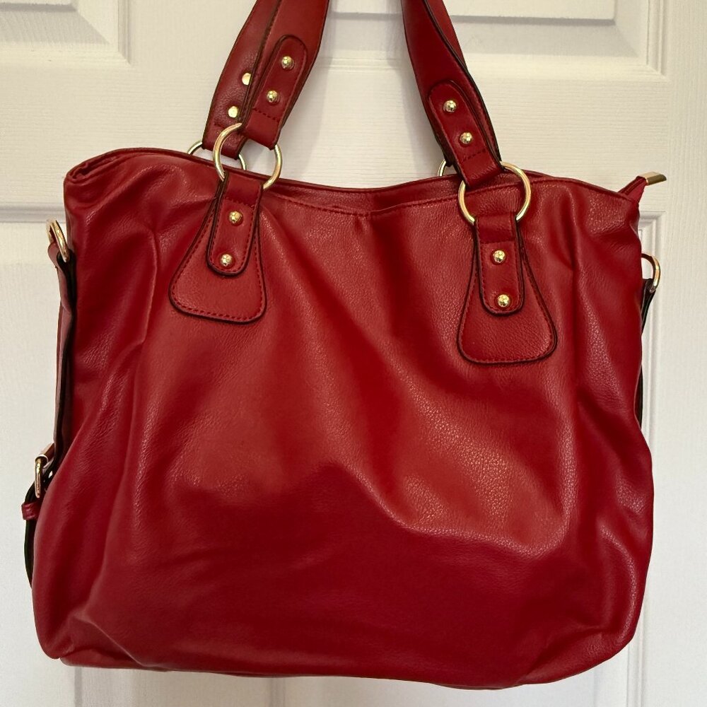 Yzaoll Large red purse with matching clutch and wallet Brand new